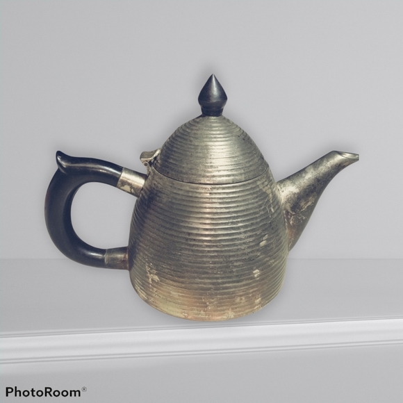 Vintage mid Century beehive silver plated tea set - Picture 2 of 14